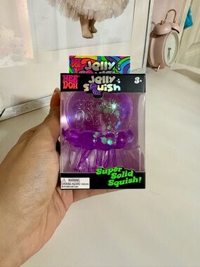 NeeDoh Jelly Squish Purple Super Solid Squish